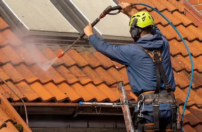 Démoussage et hydrofuge de toiture à Lunegarde
